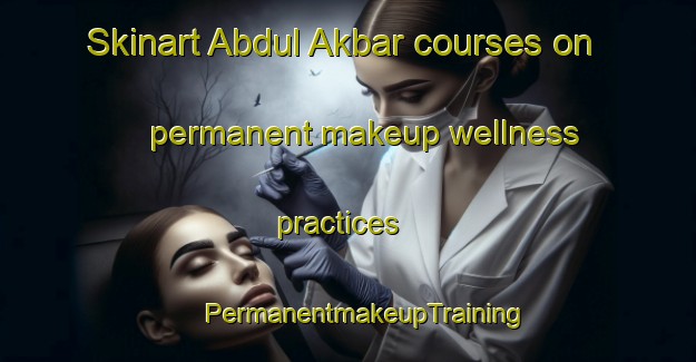 Skinart Abdul Akbar courses on permanent makeup wellness practices | #PermanentmakeupTraining #PermanentmakeupClasses #SkinartTraining-Pakistan