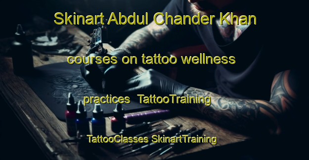 Skinart Abdul Chander Khan courses on tattoo wellness practices | #TattooTraining #TattooClasses #SkinartTraining-Pakistan