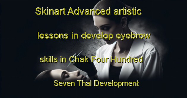 Skinart Advanced artistic lessons in develop eyebrow skills in Chak Four Hundred Seven Thal Development Authority area | EyebrowTraining | EyebrowClasses | SkinartTraining-Pakistan