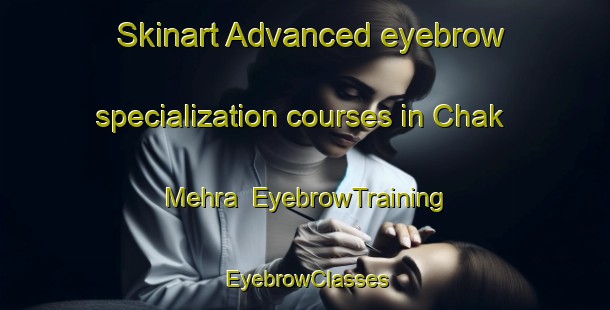 Skinart Advanced eyebrow specialization courses in Chak Mehra | EyebrowTraining | EyebrowClasses | SkinartTraining-Pakistan