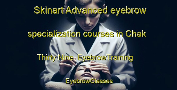 Skinart Advanced eyebrow specialization courses in Chak Thirty Nine | EyebrowTraining | EyebrowClasses | SkinartTraining-Pakistan