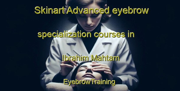 Skinart Advanced eyebrow specialization courses in Ibrahim Mahtam | EyebrowTraining | EyebrowClasses | SkinartTraining-Pakistan