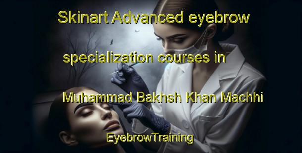 Skinart Advanced eyebrow specialization courses in Muhammad Bakhsh Khan Machhi | EyebrowTraining | EyebrowClasses | SkinartTraining-Pakistan