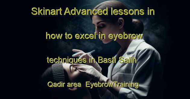 Skinart Advanced lessons in how to excel in eyebrow techniques in Basti Salih Qadir area | EyebrowTraining | EyebrowClasses | SkinartTraining-Pakistan