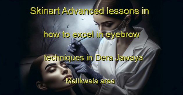Skinart Advanced lessons in how to excel in eyebrow techniques in Dera Jawaya Malikwala area | EyebrowTraining | EyebrowClasses | SkinartTraining-Pakistan