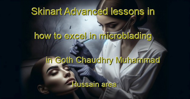 Skinart Advanced lessons in how to excel in microblading in Goth Chaudhry Muhammad Hussain area | MicrobladingTraining | MicrobladingClasses | SkinartTraining-Pakistan