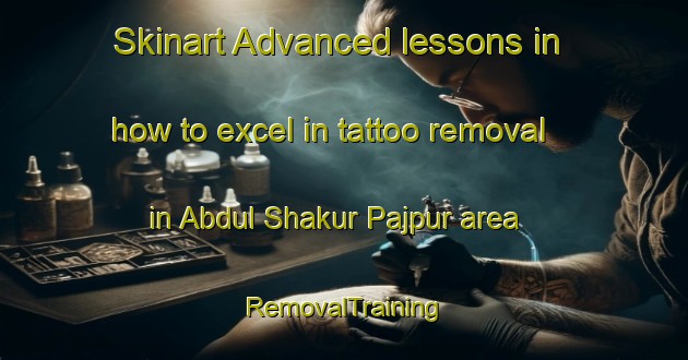 Skinart Advanced lessons in how to excel in tattoo removal in Abdul Shakur Pajpur area | RemovalTraining | RemovalClasses | SkinartTraining-Pakistan