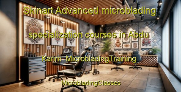 Skinart Advanced microblading specialization courses in Abdu Karim | #MicrobladingTraining #MicrobladingClasses #SkinartTraining-Pakistan