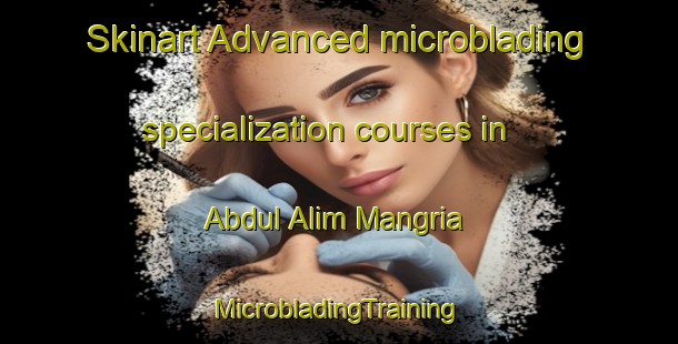 Skinart Advanced microblading specialization courses in Abdul Alim Mangria | #MicrobladingTraining #MicrobladingClasses #SkinartTraining-Pakistan