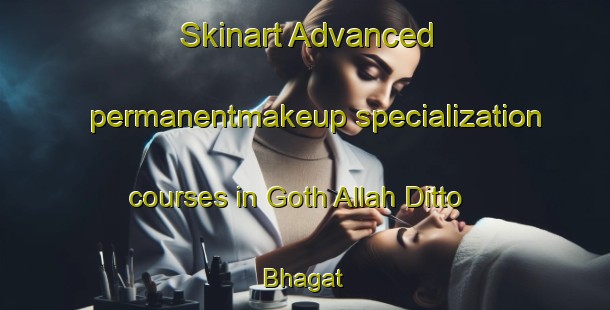 Skinart Advanced permanentmakeup specialization courses in Goth Allah Ditto Bhagat | PermanentmakeupTraining | PermanentmakeupClasses | SkinartTraining-Pakistan