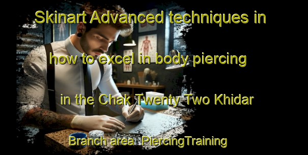 Skinart Advanced techniques in how to excel in body piercing in the Chak Twenty Two Khidar Branch area | PiercingTraining | PiercingClasses | SkinartTraining-Pakistan