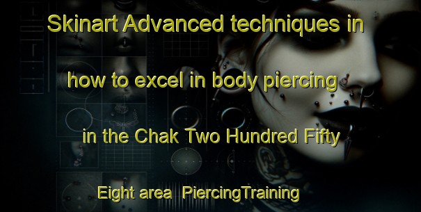 Skinart Advanced techniques in how to excel in body piercing in the Chak Two Hundred Fifty Eight area | PiercingTraining | PiercingClasses | SkinartTraining-Pakistan