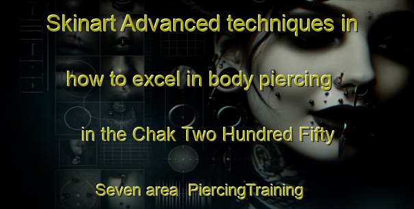 Skinart Advanced techniques in how to excel in body piercing in the Chak Two Hundred Fifty Seven area | PiercingTraining | PiercingClasses | SkinartTraining-Pakistan