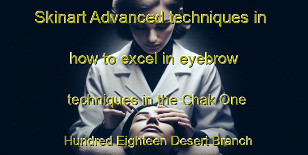 Skinart Advanced techniques in how to excel in eyebrow techniques in the Chak One Hundred Eighteen Desert Branch area | EyebrowTraining | EyebrowClasses | SkinartTraining-Pakistan