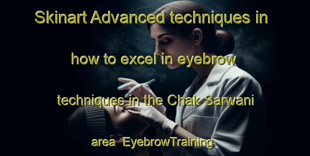 Skinart Advanced techniques in how to excel in eyebrow techniques in the Chak Sarwani area | EyebrowTraining | EyebrowClasses | SkinartTraining-Pakistan