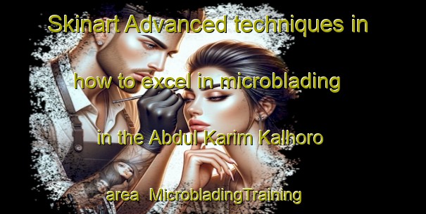 Skinart Advanced techniques in how to excel in microblading in the Abdul Karim Kalhoro area | MicrobladingTraining | MicrobladingClasses | SkinartTraining-Pakistan