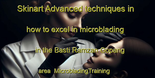 Skinart Advanced techniques in how to excel in microblading in the Basti Ramzan Gopang area | MicrobladingTraining | MicrobladingClasses | SkinartTraining-Pakistan