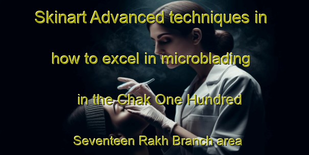 Skinart Advanced techniques in how to excel in microblading in the Chak One Hundred Seventeen Rakh Branch area | MicrobladingTraining | MicrobladingClasses | SkinartTraining-Pakistan