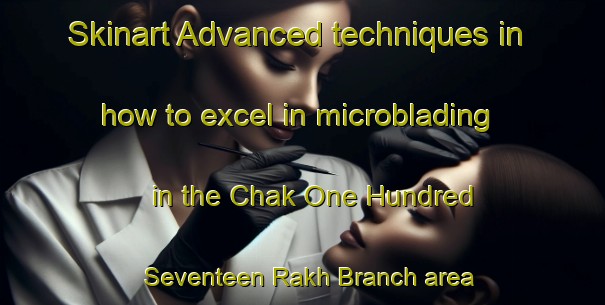 Skinart Advanced techniques in how to excel in microblading in the Chak One Hundred Seventeen Rakh Branch area | MicrobladingTraining | MicrobladingClasses | SkinartTraining-Pakistan