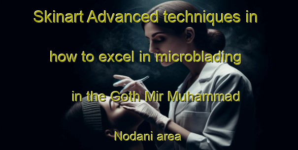 Skinart Advanced techniques in how to excel in microblading in the Goth Mir Muhammad Nodani area | MicrobladingTraining | MicrobladingClasses | SkinartTraining-Pakistan