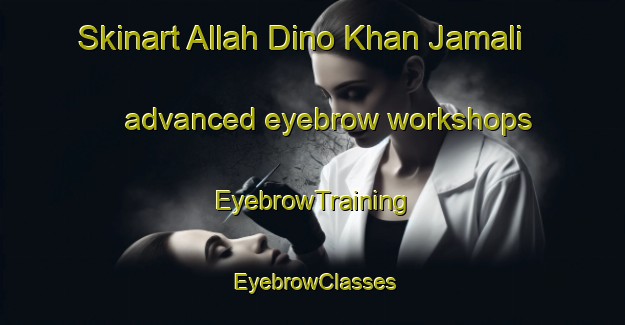 Skinart Allah Dino Khan Jamali advanced eyebrow workshops | EyebrowTraining | EyebrowClasses | SkinartTraining-Pakistan