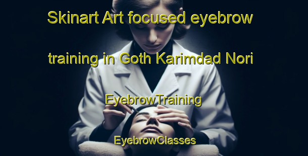 Skinart Art-focused eyebrow training in Goth Karimdad Nori | EyebrowTraining | EyebrowClasses | SkinartTraining-Pakistan