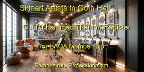 Skinart Artists in Goth Haji Gul Muhammad Thahim: Register for BAQA Membership - Demonstrate Professionalism | Body Art Qualification Authority | BAQA-Pakistan