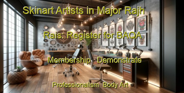 Skinart Artists in Major Rajh Rais: Register for BAQA Membership - Demonstrate Professionalism | Body Art Qualification Authority | BAQA-Pakistan