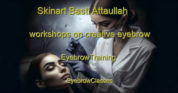 Skinart Basti Attaullah workshops on creative eyebrow | EyebrowTraining | EyebrowClasses | SkinartTraining-Pakistan