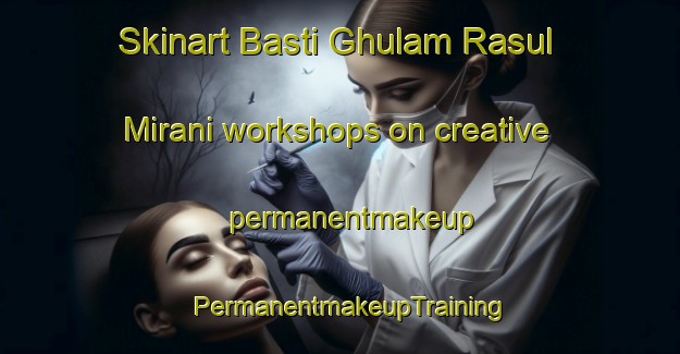 Skinart Basti Ghulam Rasul Mirani workshops on creative permanentmakeup | PermanentmakeupTraining | PermanentmakeupClasses | SkinartTraining-Pakistan