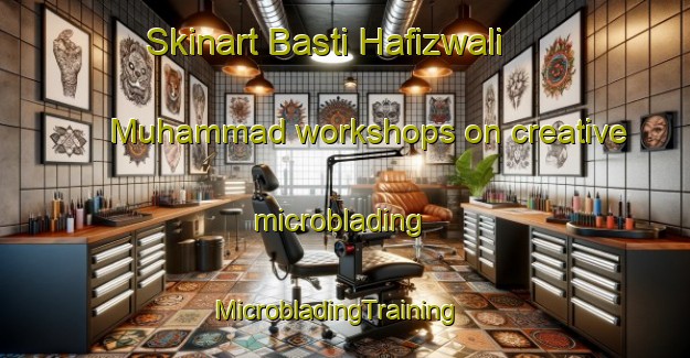 Skinart Basti Hafizwali Muhammad workshops on creative microblading | MicrobladingTraining | MicrobladingClasses | SkinartTraining-Pakistan