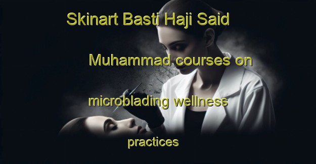 Skinart Basti Haji Said Muhammad courses on microblading wellness practices | MicrobladingTraining | MicrobladingClasses | SkinartTraining-Pakistan