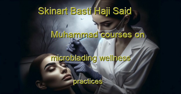 Skinart Basti Haji Said Muhammad courses on microblading wellness practices | MicrobladingTraining | MicrobladingClasses | SkinartTraining-Pakistan