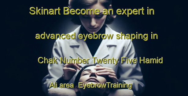 Skinart Become an expert in advanced eyebrow shaping in Chak Number Twenty Five Hamid Ali area | EyebrowTraining | EyebrowClasses | SkinartTraining-Pakistan