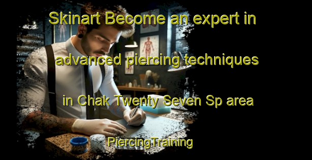 Skinart Become an expert in advanced piercing techniques in Chak Twenty Seven Sp area | PiercingTraining | PiercingClasses | SkinartTraining-Pakistan