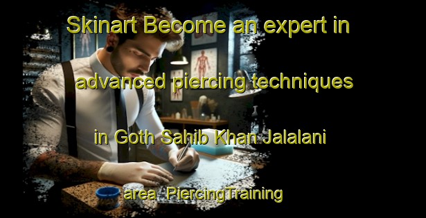Skinart Become an expert in advanced piercing techniques in Goth Sahib Khan Jalalani area | PiercingTraining | PiercingClasses | SkinartTraining-Pakistan