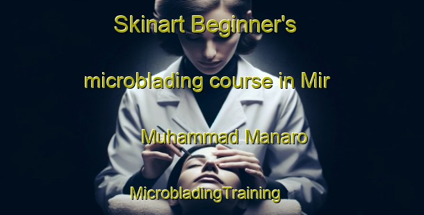 Skinart Beginner's microblading course in Mir Muhammad Manaro | MicrobladingTraining | MicrobladingClasses | SkinartTraining-Pakistan