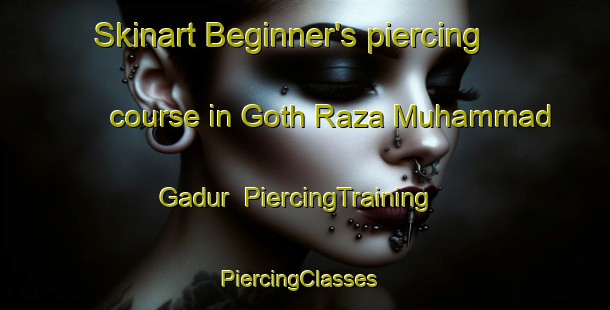 Skinart Beginner's piercing course in Goth Raza Muhammad Gadur | PiercingTraining | PiercingClasses | SkinartTraining-Pakistan