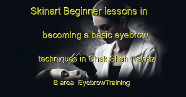 Skinart Beginner lessons in becoming a basic eyebrow techniques in Chak Shah Nawaz B area | EyebrowTraining | EyebrowClasses | SkinartTraining-Pakistan