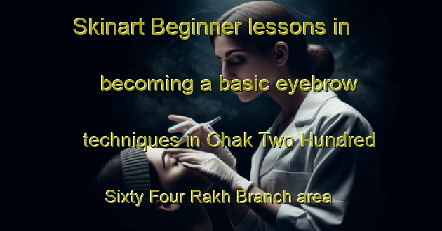 Skinart Beginner lessons in becoming a basic eyebrow techniques in Chak Two Hundred Sixty Four Rakh Branch area | EyebrowTraining | EyebrowClasses | SkinartTraining-Pakistan