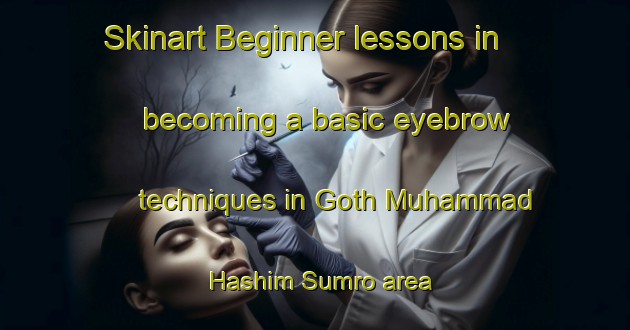 Skinart Beginner lessons in becoming a basic eyebrow techniques in Goth Muhammad Hashim Sumro area | EyebrowTraining | EyebrowClasses | SkinartTraining-Pakistan