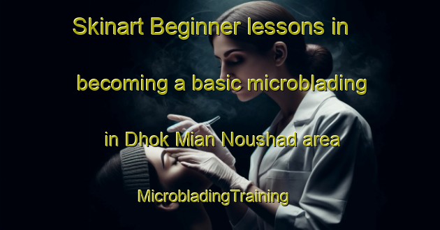 Skinart Beginner lessons in becoming a basic microblading in Dhok Mian Noushad area | MicrobladingTraining | MicrobladingClasses | SkinartTraining-Pakistan
