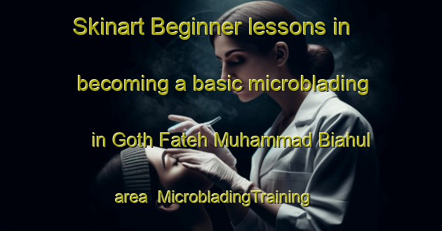 Skinart Beginner lessons in becoming a basic microblading in Goth Fateh Muhammad Biahul area | MicrobladingTraining | MicrobladingClasses | SkinartTraining-Pakistan
