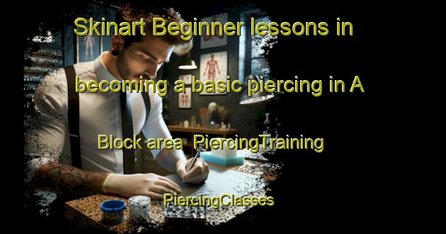 Skinart Beginner lessons in becoming a basic piercing in A Block area | PiercingTraining | PiercingClasses | SkinartTraining-Pakistan