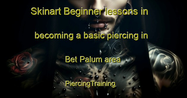 Skinart Beginner lessons in becoming a basic piercing in Bet Palum area | PiercingTraining | PiercingClasses | SkinartTraining-Pakistan