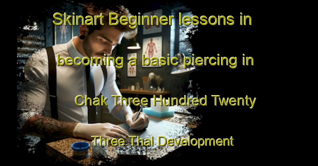 Skinart Beginner lessons in becoming a basic piercing in Chak Three Hundred Twenty Three Thal Development Authority area | PiercingTraining | PiercingClasses | SkinartTraining-Pakistan