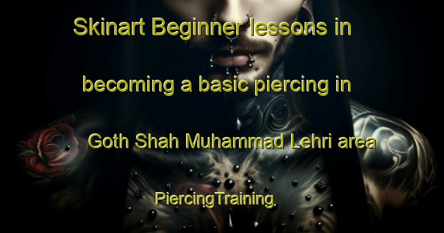 Skinart Beginner lessons in becoming a basic piercing in Goth Shah Muhammad Lehri area | PiercingTraining | PiercingClasses | SkinartTraining-Pakistan