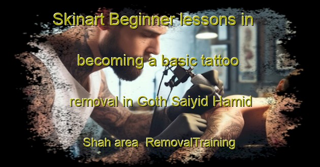 Skinart Beginner lessons in becoming a basic tattoo removal in Goth Saiyid Hamid Shah area | RemovalTraining | RemovalClasses | SkinartTraining-Pakistan