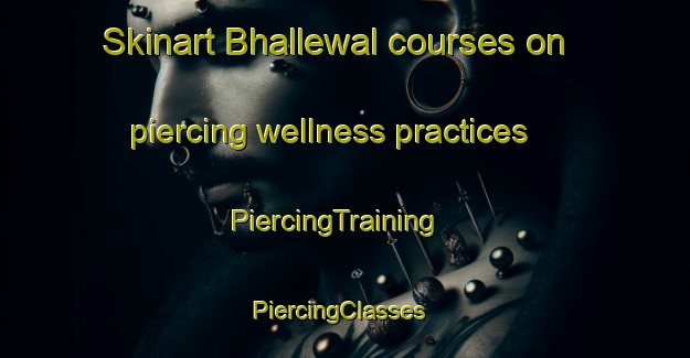 Skinart Bhallewal courses on piercing wellness practices | PiercingTraining | PiercingClasses | SkinartTraining-Pakistan