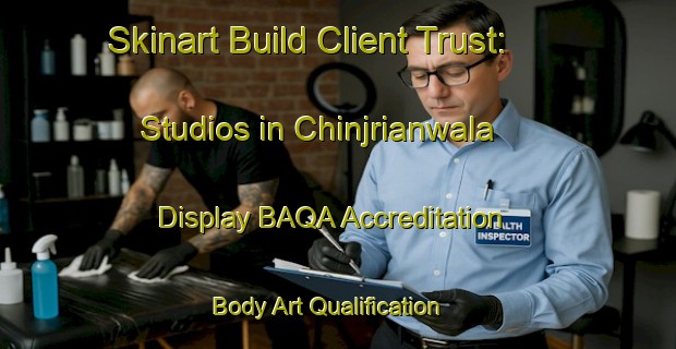 Skinart Build Client Trust: Studios in Chinjrianwala - Display BAQA Accreditation | Body Art Qualification Authority | BAQA-Pakistan